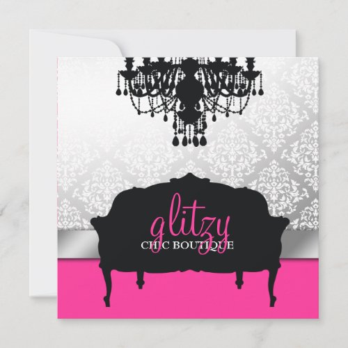 311-Glizty Chic Boutique Invitations