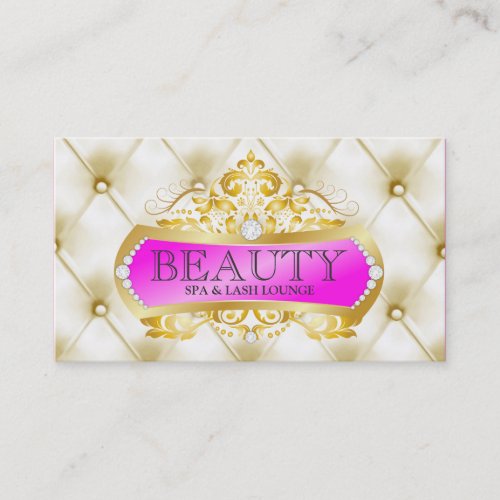 311 Golden Beauty Lounge Business Cards