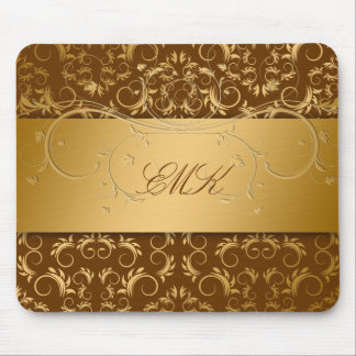 311-Golden diVine Chocolate Brown mousepad