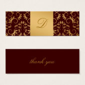 311-Golden Divine Chocolate Monogram (Front & Back)