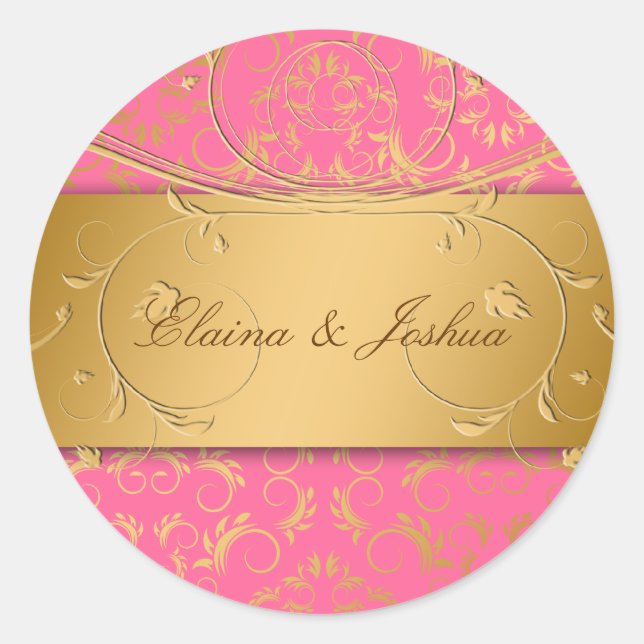 311-Golden diVine Sticker Strawberry Brulee (Front)