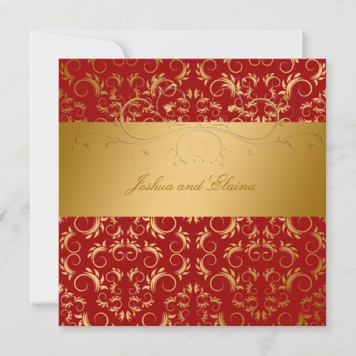 311_Golden diVine Sweet Cherry Red 525 x 525 Invitation