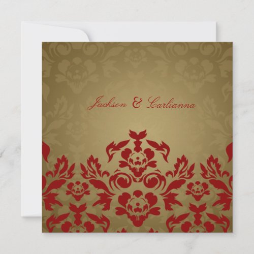 311-Golden Flame Square Invite