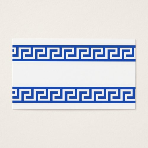 311-GREEK KEY NAME CARD BUSINESS CARD TEMPLATE