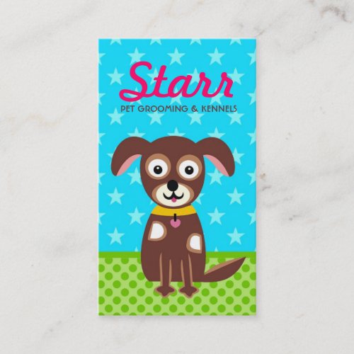311 GROOMING KENNEL BUSINESS CARD