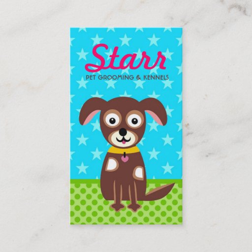 Customizable 311 GROOMING KENNEL BUSINESS CARD
