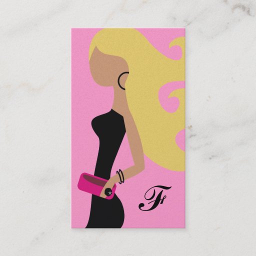 Customizable 311 HIGH FASHIONISTA GOLD CARD SAYS IT ALL BUSINESS CARD