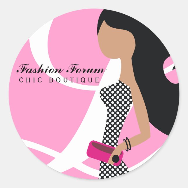311-High Fashionista Sticker Posh Pink No Doubt (Front)