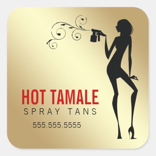 311 Hot Tamale Spray Tans Square Sticker
