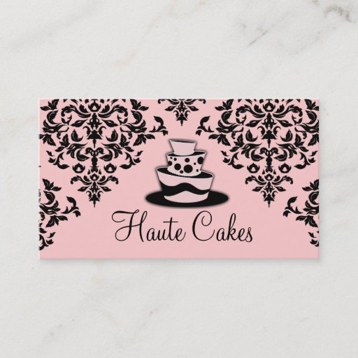 Customizable 311-Icing on the Cake 3 Tier Business Card Template