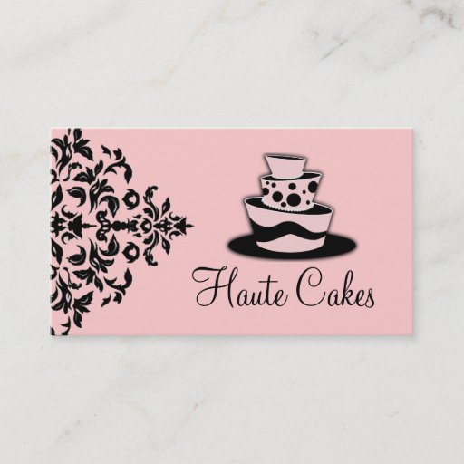 Customizable 311-Icing on the Cake 3 Tier Business Card Templates