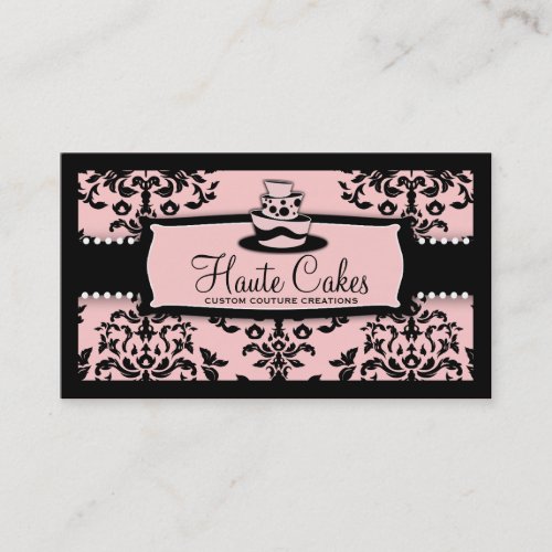 311 Icing on the Cake 3 Tier Pink Business Card