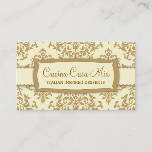 Customizable 311 Icing on the Cake Buttercream Business Card Template