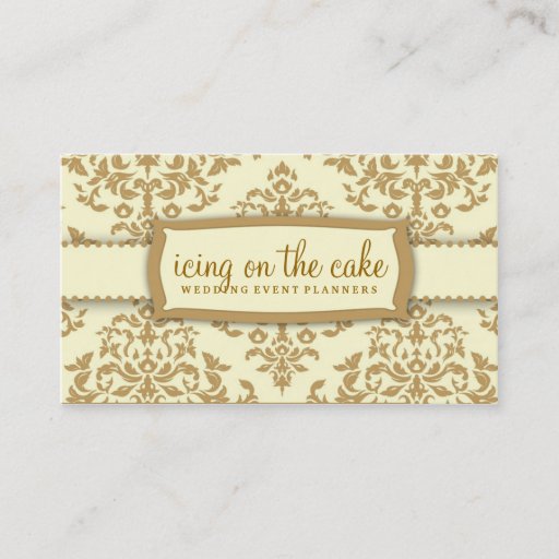 Customizable 311 Icing on the Cake Buttercream Business Card