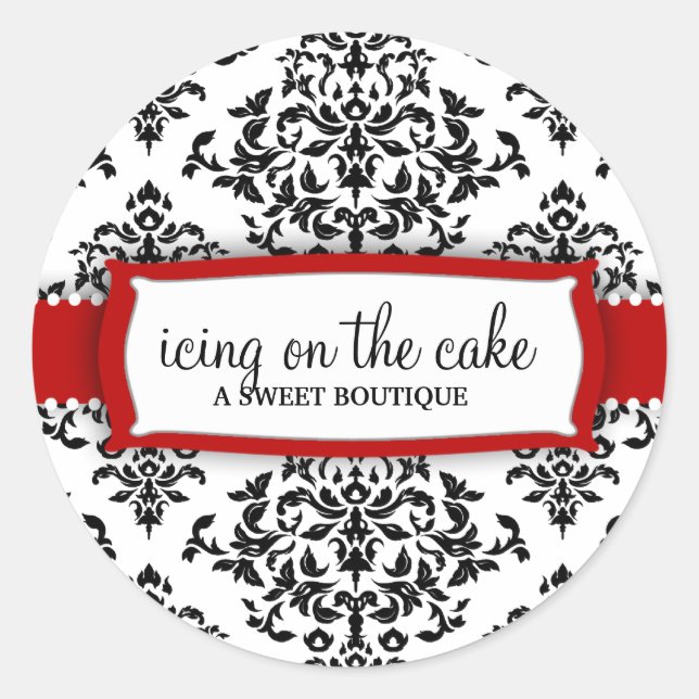 311 Icing on the Cake Cherry Classic Round Sticker (Front)