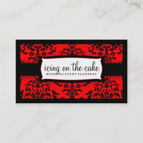 311 Icing on the Cake Cherry Frosting Business Cards