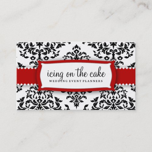 311 Icing on the Cake - Cherry Frosting Business Card Templates