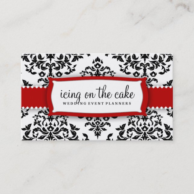 311 Icing on the Cake - Cherry Frosting Business Card (Front)