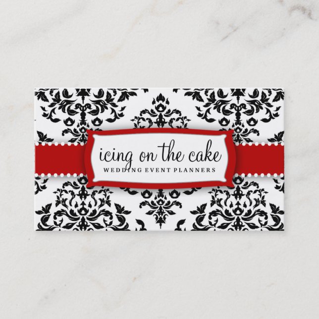311 Icing on the Cake Cherry Frosting Business Card (Front)