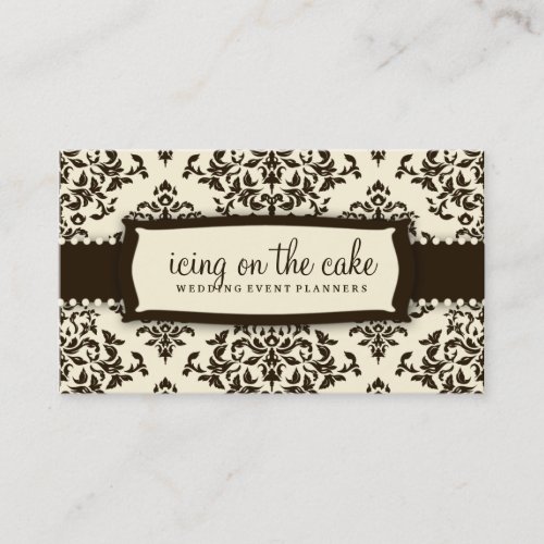 311 Icing on the Cake Chocolate Cream Business Card