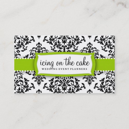 311 Icing On the Cake Lime Green Business Card