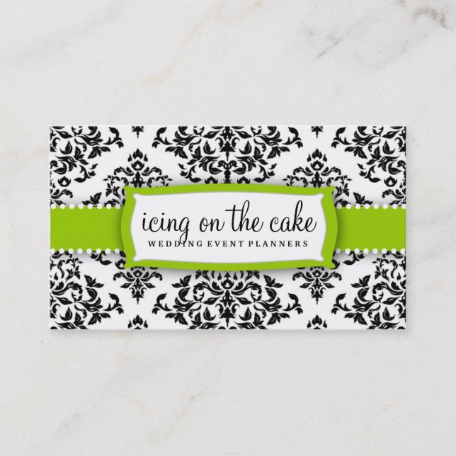 311 Icing On the Cake Lime Green Business Card (Front)