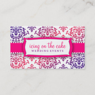 311 Icing on the Cake Pink Lavender Business Card
