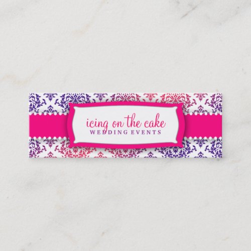 311 Icing on the Cake Pink Lavender Business Cards