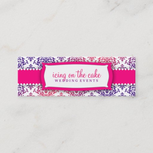 Customizable 311 Icing on the Cake Pink Lavender Business Cards