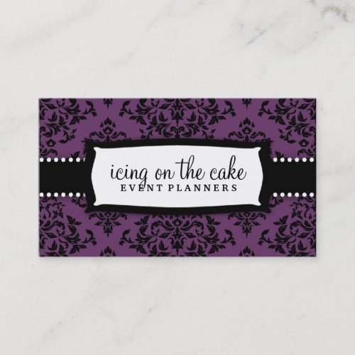 311-Icing on the Cake Purple Business Cards