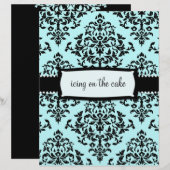 311-Icing on the Cake Something Blue Address Label (Front/Back)
