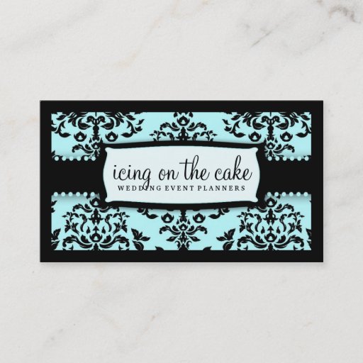 Customizable 311 Icing on the Cake Something Blue Business Card