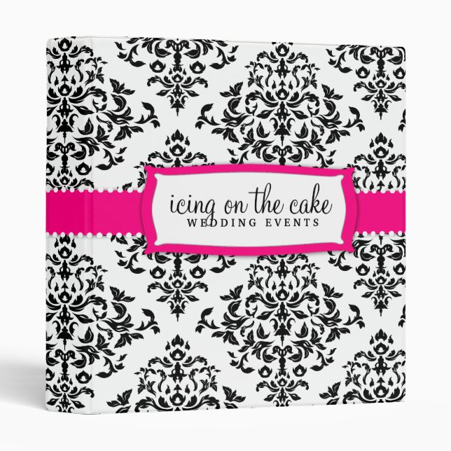 311-Icing on the Cake - Strawberry 3 Ring Binder (Front/Spine)