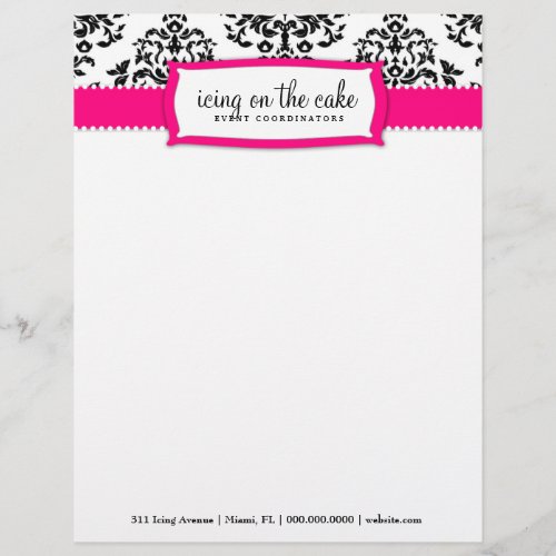 311 Icing on the Cake Strawberry Letterhead