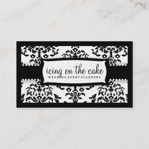 Customizable 311 Icing on the Cake Sugar Frosting Business Cards