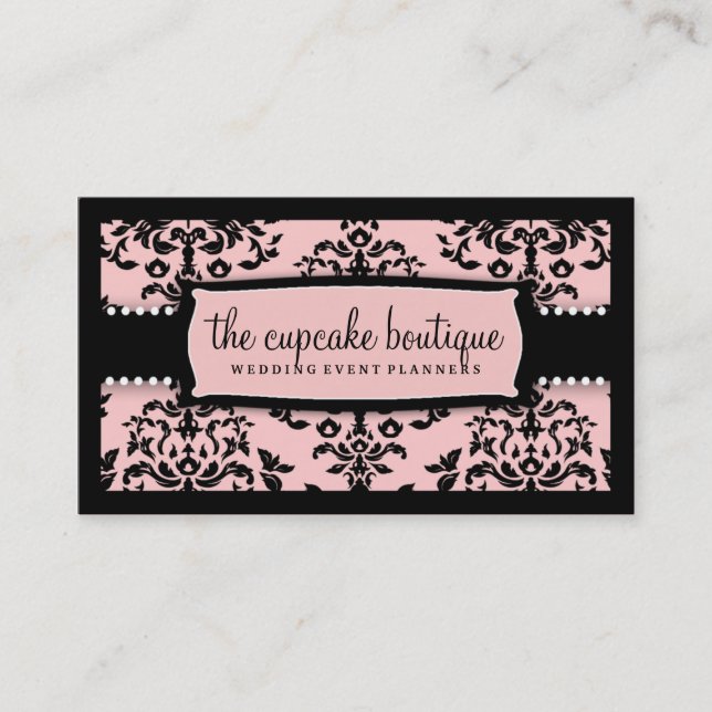 311 Icing on the Cake Sweet Icing Pink Business Card (Front)