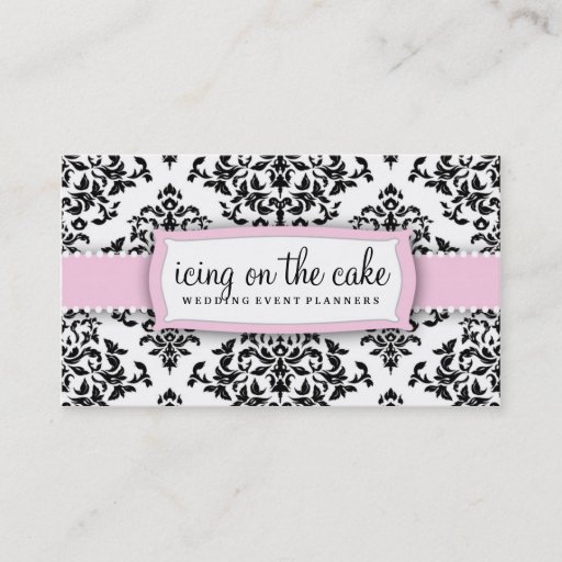 Customizable 311 Icing On the Cake Sweet Pink Business Card