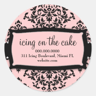 311 Icing on the Cake Sweet Pink Classic Round Sticker