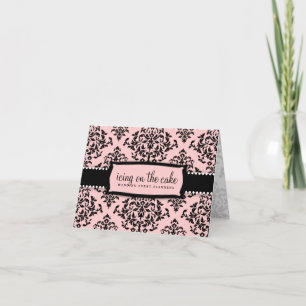 311-Icing on the Cake - Sweet Pink Letterpress Thank You Card
