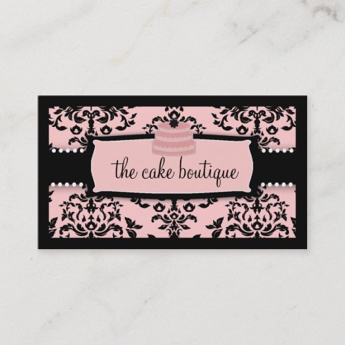 311 Icing on the Cake Tier Sweet Icing Pink Business Card