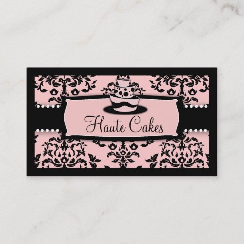 311-Icing on the Cake Tier - Sweet Icing Pink Business Card
