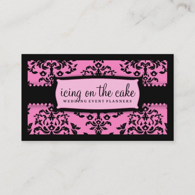 311 Icing on the Cake Too Pink Liquorice Business Card (Front)