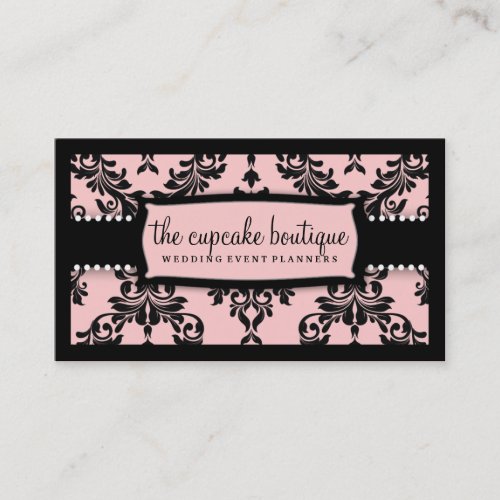 311 Icing on the Cake Too - Sweet Icing Pink Business Card