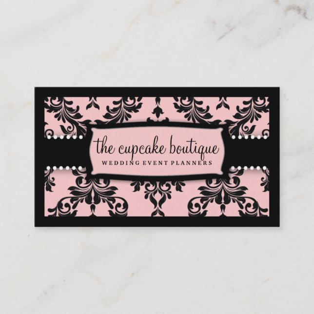 311 Icing on the Cake Too - Sweet Icing Pink Business Card (Front)