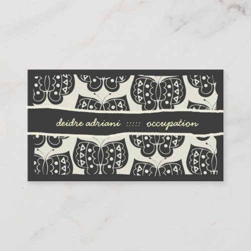 311 IN THE SKY BUTTERFLY BUSINESS CARD TEMPLATE
