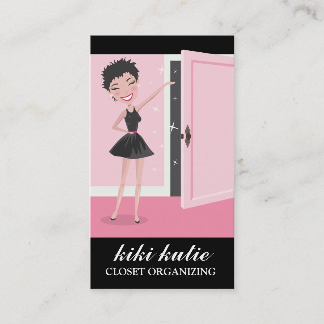 311 Kiki Cutie Open Door Business Card (Front)
