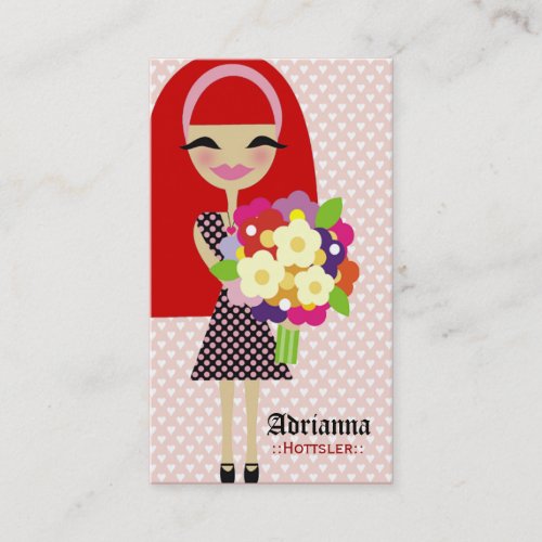 311 KILA FLOWER &amp; BUTTERFLY INTERCHANGEABLE HAIR BUSINESS CARDS