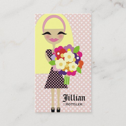311 KILA FLOWER &amp; BUTTERFLY INTERCHANGEABLE HAIR BUSINESS CARD TEMPLATES
