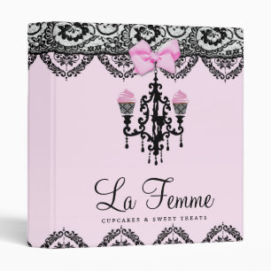 311 La Femme Cakes Pink Deux 3 Ring Binder