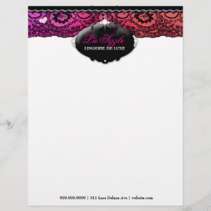 311-Lace de Luxe - Multi-Colored Letterhead
